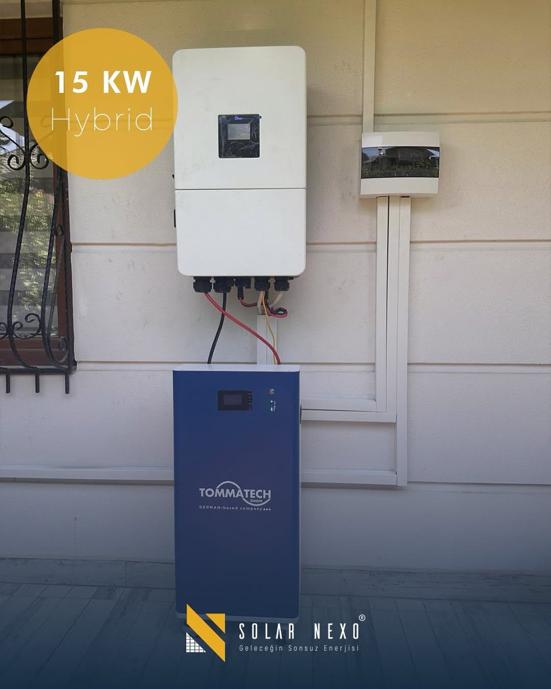 Dosemealti 15 kW hybrid system